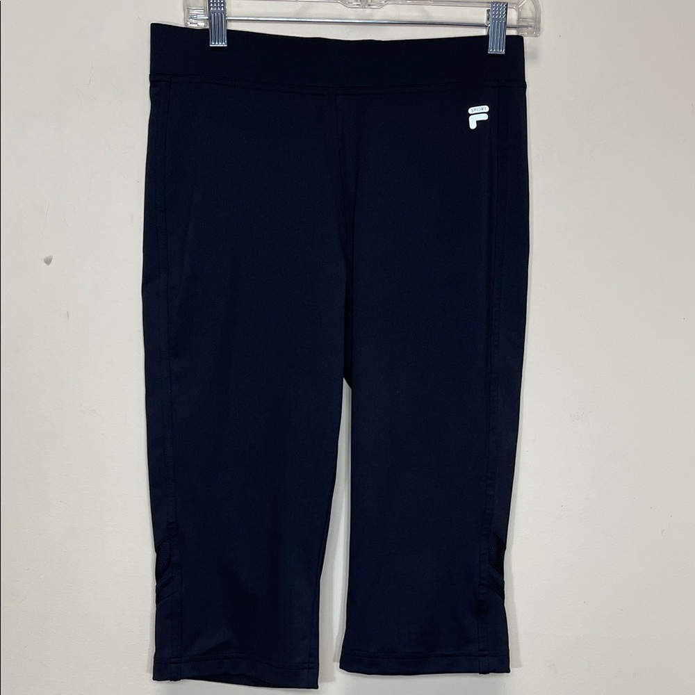 FILA Black Athletic Capri Cropped Leggings